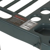 Garden Tool Organizer - 23-Inch Utility Rack Holds up to 30 Yard Tools to Maximize Floor Space - Garage Storage and Organizers by Stalwart (Green) Stalwart