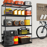 GarveeTech Heavy Duty Garage Shelving Unit, 60 in L x 24 in W x 78 in H Adjustable Storage Shelves, 2500 LBS Load Capacity, Durable Metal Shelves for Garage Organization, Basement, Workshop GarveeTech