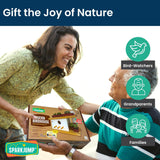 SparkJump Modern Birdhouse Woodworking Kit, Complete DIY Birdhouse for Kids & Adults, Build Your Own Birdhouse Kit for Creative Woodworking Crafts SparkJump