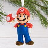 Hallmark Nintendo Super Mario with Super Mushroom Christmas Ornament Hallmark
