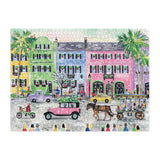 Michael Storrings Christmas in Charleston 1000 Piece Puzzle from Galison - Perfect Holiday Puzzle for Adults, Beautifully Illustrated Christmas Scene in Charleston, South Carolina, Fun Indoor Activity Galison