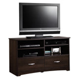 Sauder Beginnings TV Stand with Drawers, For TV's up to 46", Cinnamon Cherry finish Sauder