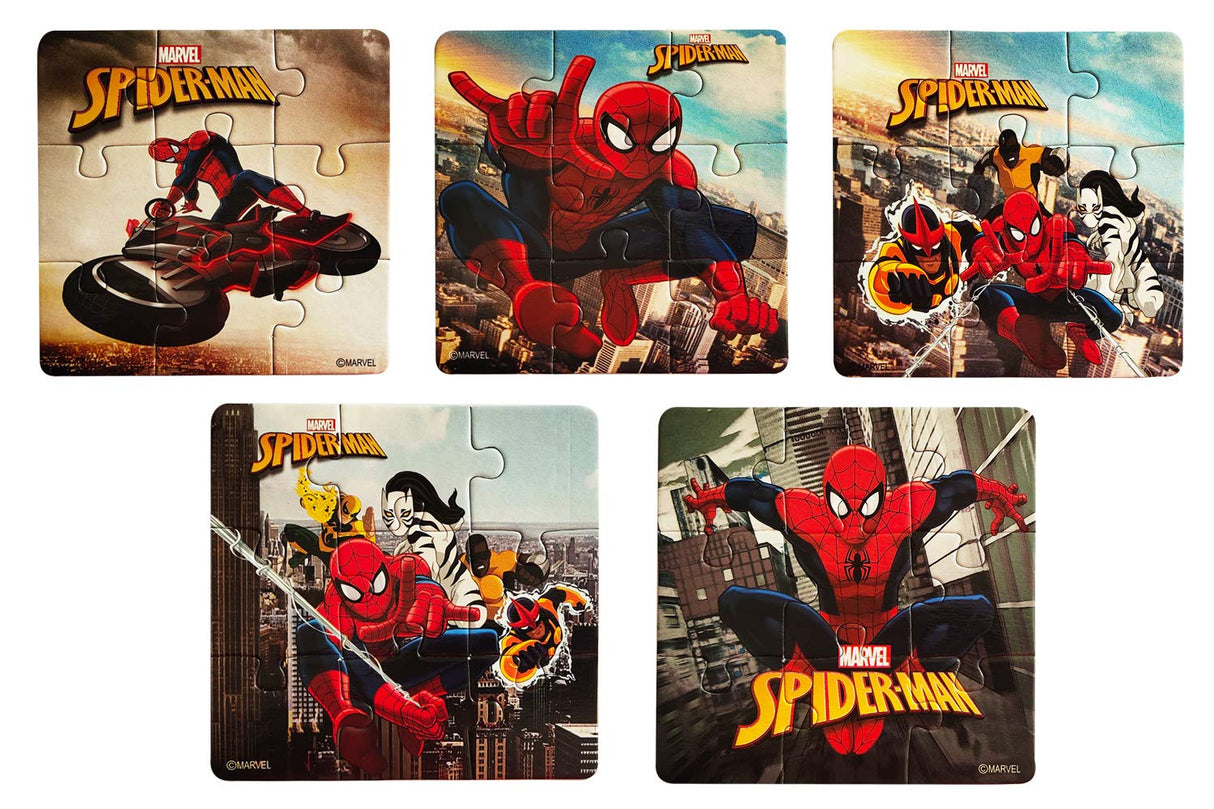 Myesha Toys Spider Zigsaw Puzzle, Pack of 5, Total 45 Pieces Myesha Toys