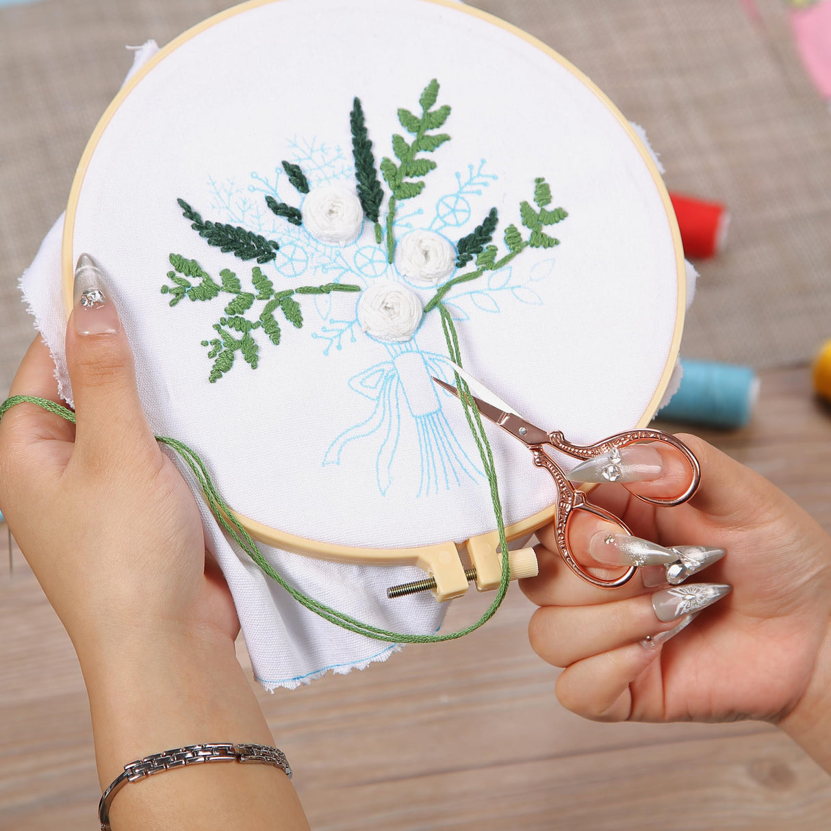 Mr. Pen- Fabric Scissors and Embroidery Scissors Set, 8.5" & 3.5", Stainless Steel, Rose Gold Premium Tailor Scissors, Sewing Scissors for Fabric Cutting, Fabric Shears, Heavy Duty Scissors Heavy Duty Mr. Pen