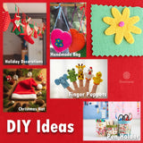 Ivory Soft Felt Fabric Sheet, 18" x 36", 1.6mm Thick - Premium Craft Felt for Sewing, DIY Projects, Embroidery, Decoration - Durable & Fade Resistant Grainear