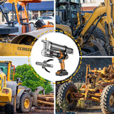 HSJYFSH Grease Gun Adapter,Convert Pneumatic Tool, Cordless Drills and Impact Drivers into Electric Grease Gun，Universal Conversion Gun Head with Grease Gun Coupler HSJYFSH