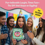 RYVE Coloring Books for Adults Relaxation Bundle – 2 Set of Funny & Relaxing Adult Coloring Books for Women & Men, Perfect Relax Stress Relief Gift (2-Pack) RYVE