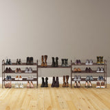Simple Houseware 3-Tier Shoe Rack Storage Organizer, Bronze Simple Houseware