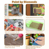 CEOVR Frog Diamond Art Kits for Adults, Frog Reading Newspeaper Diamond Painting Dots 5D Full Drill DIY Funny Gem Art, Adult Crafts Kits Wall Decor for Home Office 12x16in CEOVR