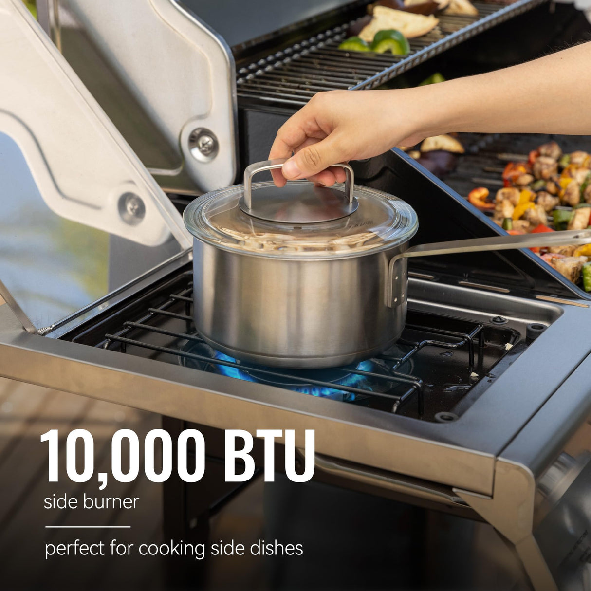 Royal Gourmet GA5401T 5-Burner Propane Gas Grill with Sear Burner and Side Burner, Stainless Steel BBQ Grill with 632 Sq. In. Grilling Area for Outdoor Barbecue Cooking, 64,000 BTUs, Silver Royal Gourmet