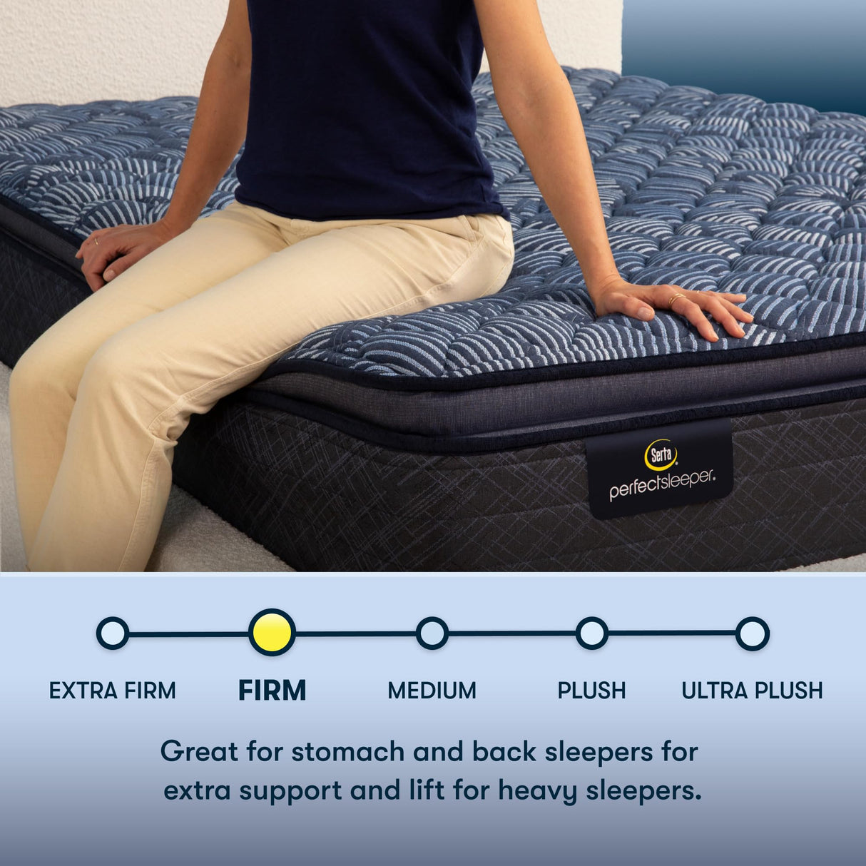 Serta Perfect Sleeper Ultimate 14.5" Queen Mattress - Firm Pillow Top, Cooling Gel Memory Foam, Pocket Innersprings for Motion Isolation, Edge Support, CertiPUR-US Certified - Oasis Sleep Serta