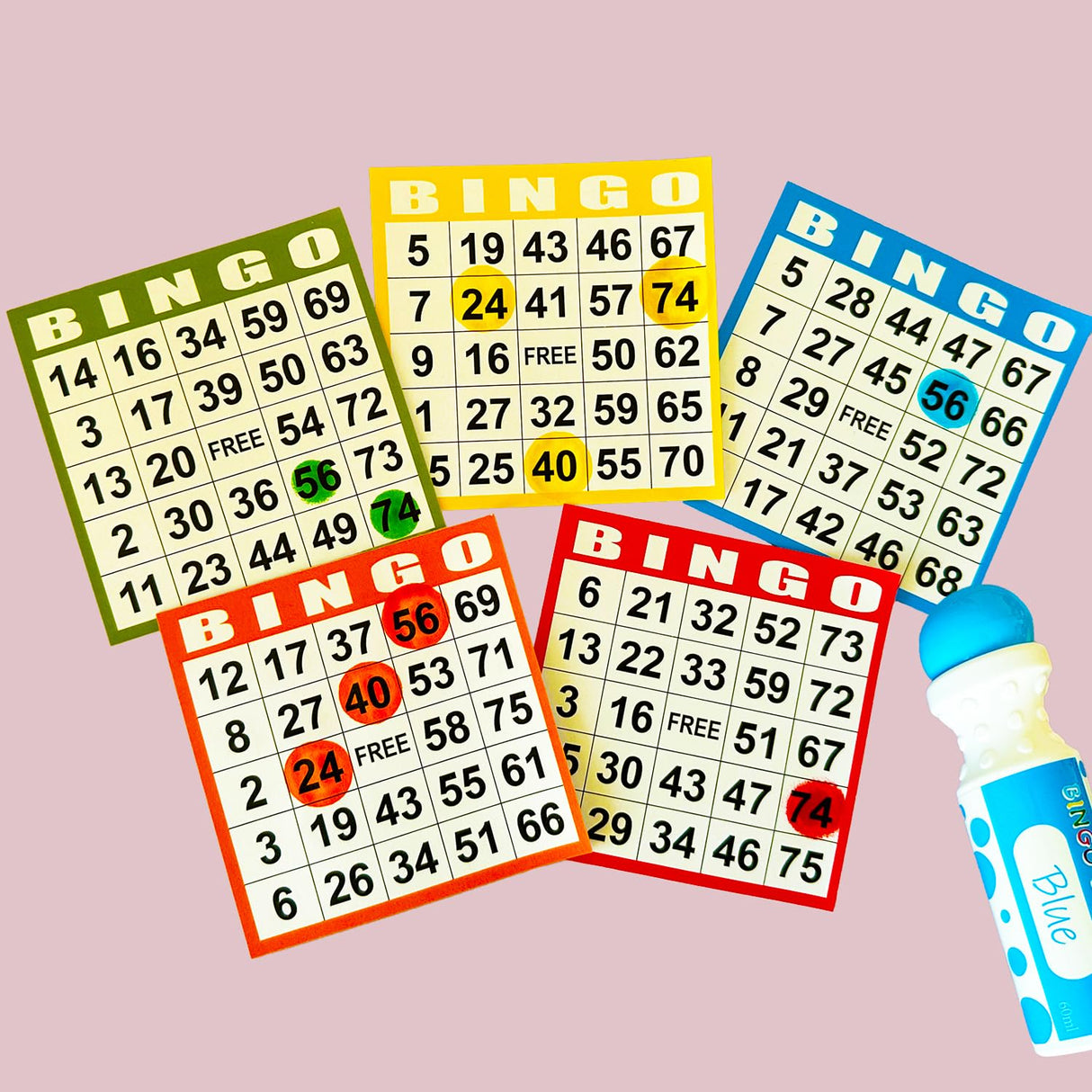SEETOOOGAMES Bingo Daubers Dot Markers - Mixed Colors Set of 12 Pack - for Toddler Arts and Crafts SEETOOOGAMES