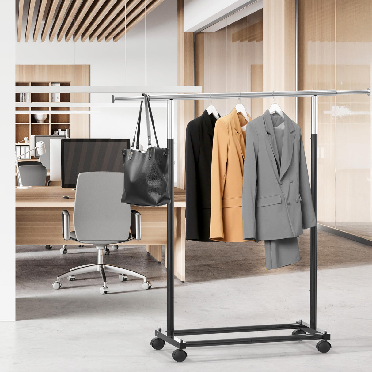 Simple Houseware Standard Rod Garment Rack Simple Houseware