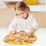 MONT PLEASANT Sensory Bin Toys for Toddlers Montessori Toys, Waldorf Toys, Pretend Play Dish and Tongs- Fine Motor Learning Toys for Sensory Table Activities MONT PLEASANT