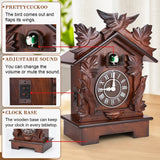 Kendal Large Tabletop Handcrafted Wood Cuckoo Clock House Home Decor with Singing Bird & Black Forest Bird Decoration MX23-2 Kendal