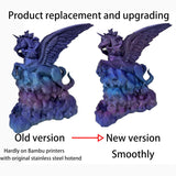 Stronghero3D PLA 3D Printer Filament 1.75mm Vertigo Galaxy Rainbow Multicolors Accuracy +/-0.05mm Net Weight 1kg(2.2Lbs) for Ender3 Prusa Stronghero3D