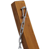 Sunnydaze Curved Wood Hammock Stand Only - 2-Person Wooden Hammock Stand for Outside with 400-Pound Capacity- 13-Foot Sunnydaze