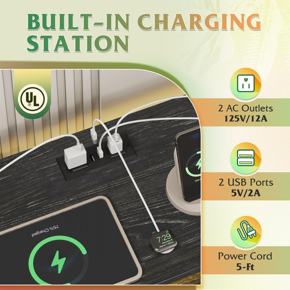 WLIVE 12 Drawer Dresser for Bedroom, Black Dresser TV Stand for 65, 70, 75 inch TV with Led Light & Charging Station, Wide Chest of Drawers with Open Shelves, Fabric Dressers for Closet, Living Room WLIVE