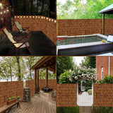 Natural Reed Bamboo Fencing Roll,1.6ft 2.3ft 2.5ft 3.3ft 3.8ft 4.5ftHigh Decorative Privacy Bamboo Fence,Bamboo Privacy Screen for Garden Balcony Window Indoor Outdoor,Privacy Fence(76x274cm(2.5x9ft)) ZMNXAS