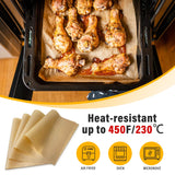 Vosda Parchment Paper Sheets for Baking 9-13 IN Precut Non-Stick Parchment Paper Unbleached Baking Sheet Paper for Air Fryer,Baking,Sandwich,Grilling,Steaming,Suitable For Bread Cake Cookies 120p Vosda