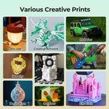 SOLEYIN 3D Printer Filament 1.75mm Ultra PLA Filament High Speed 30-300mm/s Accuracy +/- 0.02mm, 1kg Spool (2.2lbs), Fit Most FDM 3D Printer, Soleyin by Creality Filament, PLA Black SOLEYIN