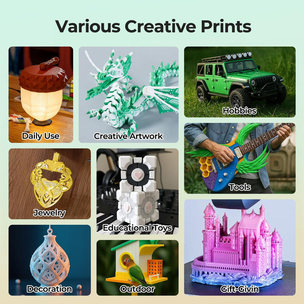 SOLEYIN Ultra PLA Filament 1.75mm PLA 3D Printer Filament High Speed 30-300mm/s Dimensional Accuracy +/- 0.02mm, 1kg Spool (2.2lbs), Soleyin by Creality Filament, Fit Most FDM 3D Printer, PLA Rosehip SOLEYIN