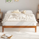 Twolike King Bed Frames,Wood Bed Frames,Wood Platforms Bed with Wooden Slats Support,Mattress Foundation,No Box Spring Needed,Easy Assembly,King,Pine Twolike