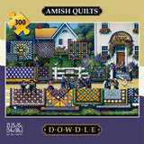 Buffalo Games - Dowdle - Amish Quilts - 300 Piece Jigsaw Puzzle for Adults -Challenging Puzzle Perfect for Game Nights - Finished Size is 21.25 x 15.00 Buffalo Games