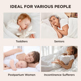 Bedsure Twin Mattress Protector Waterproof - Quilted Fitted Waterproof Mattress Pad Topper with 8-21 Inches Deep Pocket, Noiseless Bed Cover Padded, Machine Washable,White, 39x75 Inches Bedsure