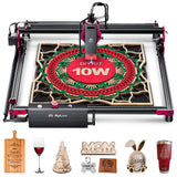 AlgoLaser DIY KIT Laser Engraver Laser Cutter Machine, 10W Output Laser Engraving for Making 3D Wooden Puzzles, Engraving Machine for Wood, Metal,Stainless Steel AlgoLaser