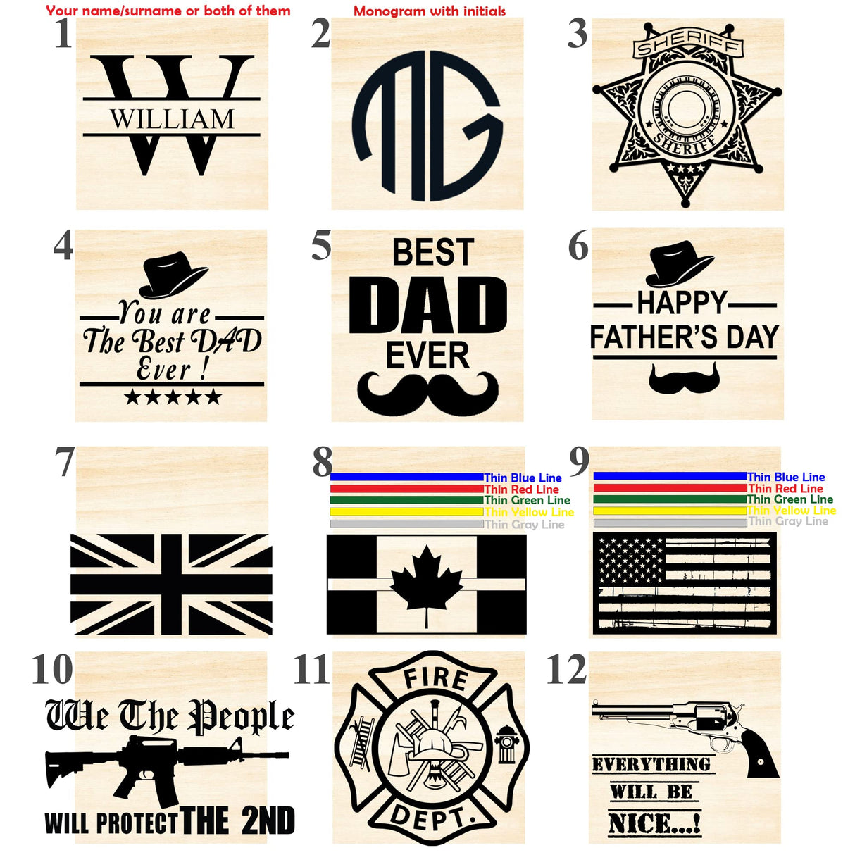 Personalized Wood Phone Docking Station Gun Key Holder Wallet Stand Watch Organizer Men Gift Husband Wife Anniversary Dad Birthday Nightstand Purse Father Graduation Gift Male Travel Idea Gadgets Generic