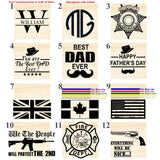 Personalized Wood Phone Docking Station Gun Key Holder Wallet Stand Watch Organizer Men Gift Husband Wife Anniversary Dad Birthday Nightstand Purse Father Graduation Gift Male Travel Idea Gadgets Generic