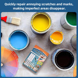 XTIIEED Fillable Touch Up Paint Pen, Refillable Paint Brush Pens, Touch up paint pens for walls - Wood Floors, Windows, Furniture, Kitchen Cabinet, Suitable for Any Repair(3 Pack) XTIIEED