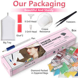 Huacan 5D Diamond Painting Kit Mandala Diamond Art Kits for Adults Full Square Drill Flower DIY Paint with Diamonds Art Craft Home Decor 11.8x11.8in Huacan