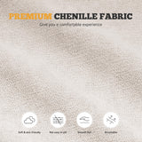 126" Modular Sectional Sofa, Modern Cloud Curved Couch with Deep Seat, Upholstered Oversized Couches for Living Room, No Assembly Required, Beige Chenille Fabric, 1PCS Luxanimarion