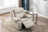 Familymill Breathable Leather Manual Recliner for Living Room Familymill