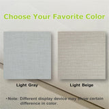 Dineli ANNYH CALALUNA 7Pc Patio Garden Furniture Sectional Conversation Set.Combines 4Middle, 2Corner, 1Ottoman/Coffee Outdoor Exp Foam Filled Chairs. A Unique Modular Contemporary Sofa (Cloud Gray) Dineli