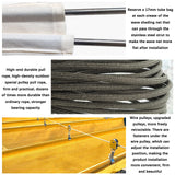 LXBAMKEA Retractable Wave Shade Sails, Telescopic Canopy Pergola Cover with Mounting Kit, Sun Protection Anti-UV Roof Awning, Outdoor Garden Patio Backyard Decoration Top Cover LXBAMKEA