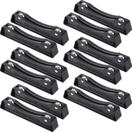 3D Printer Filament Spool Holder Filament Holder Fits All Spools of Any Size and All Filament Types Compatible with PLA/ABS/TPU/Other 3D Printing Materials (6 Set) Weewooday