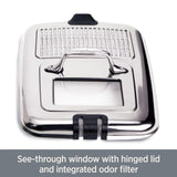 All-Clad Electric Deep Fryer with Basket and Lid, Stainless Steel Deep Fryer for Home Use, 1700W, Dishwasher Safe All-Clad