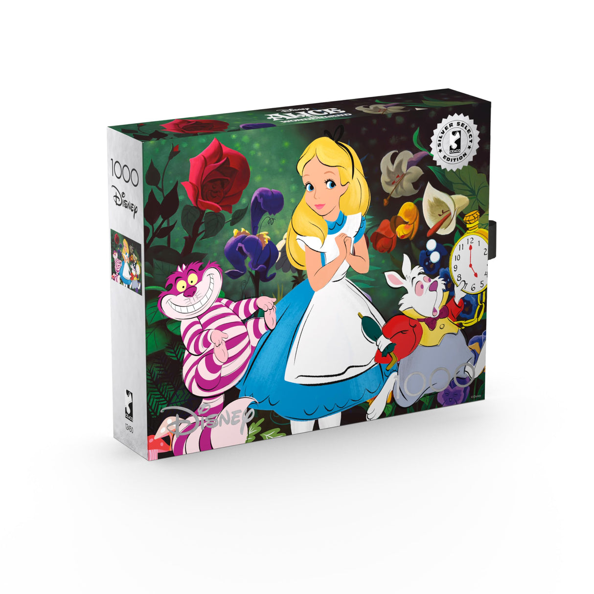 Buffalo Games - Silver Select - Disney - Alice in Wonderland, Alice and Friends - 1000 Piece Jigsaw Puzzle for Adults -Challenging Puzzle Perfect for Game Nights Buffalo Games