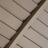 Outsunny 10' x 14' Hardtop Gazebo Canopy with Galvanized Steel Roof, Aluminum Outdoor Pavilion Gazebo with Top Hook, Netting, and Curtains for Patio, Garden, Backyard, Deck, Brown Outsunny