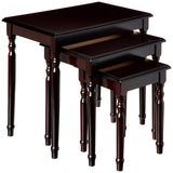 Frenchi Furniture 3 Piece Nesting Table Set Frenchi Furniture