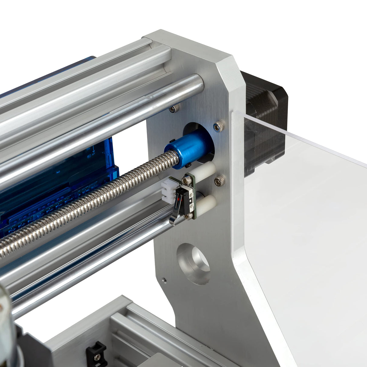 3018 Pro CNC Router Machine Engraving Machines All-aluminum Frame PCB PVC Wood Carving XYZ Working Area 300 x 180 x 45mm with Z Probe, Limit Switches, Offline controller, GRBL control, Emergency Stop Zhong Hua Jiang