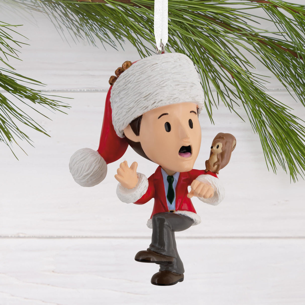 Hallmark National Lampoon's Christmas Vacation Clark Griswold with Squirrel Stylized Christmas Ornament Hallmark