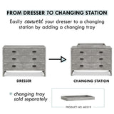 DaVinci Fairway 6-Drawer Double Dresser in Cottage Grey DaVinci