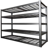 PMKES 67" Wide 5-Tier Garage Shelving Unit, 67" W x 24" D x 84" H, Heavy Duty Garage Storage Shelves,3500 LBS Capacity, Industrial Adjustable Shelves for Basement Warehouse PMKES