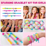 Dupamind Art & Craft Kits for Kids, DIY Friendship Bracelet Making Kit for Girls, Jewelry Making with Charm & Stickers, Birthday Gifts for Ages 8-12, Toys for Ages 5, 6, 7, 8, 9, 10, 11, 12 Years Old Dupamind