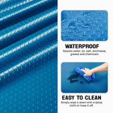 TUFFIOM 7.5 x 20 FT Garage Floor Mat, Thickened Diamond Plate PVC Garage Mats Flooring Roll for Under Car, Garage Parking Mats for Floor Large SUVs, MPV, Pickup Truck TUFFIOM