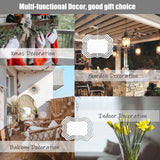 WindMage 12 Pack 4inch Sublimation Wind Spinner Blanks 3D Aluminum Metal Wind Sculpture Kinetic Spinners for Yard Garden Indoor Art Sublimation Christmas Ornament Hanging Decoration (Photo Frame) WindMage